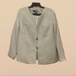 GREEN THREE PIECE SUIT SET BEN MARC INTERNATIONAL